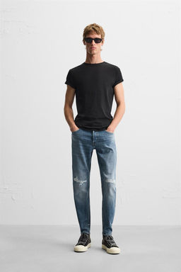 RIPPED SKINNY FIT JEANS - Zara фото 11