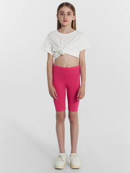 Шорты (велосипедки) для девочек в розовом цвете - Mark formelle фото 3