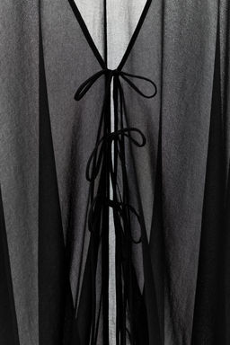 LIMITED EDITION GEORGETTE PUFF SLEEVE TOP - Zara фото 6