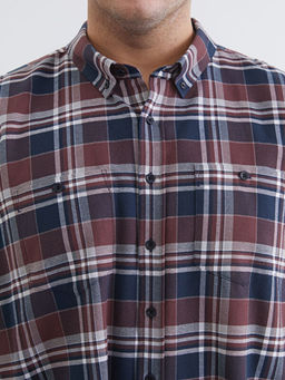 Regular Fit Uzun Kollu Ekose Erkek G?mlek