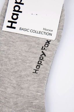Цена за 6 шт. Базовые однотонные носки Happy Fox  фото 2