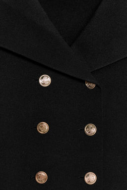 DOUBLE-BREASTED CROPPED KNIT JACKET - Zara фото 10