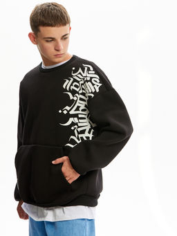 Свитшот черный 203141304 - Nota bene фото 4