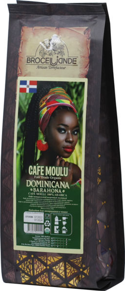 CAFE DE BROCELIANDE. Dominicana (молотый) 250 гр. ФРАНЦИЯ