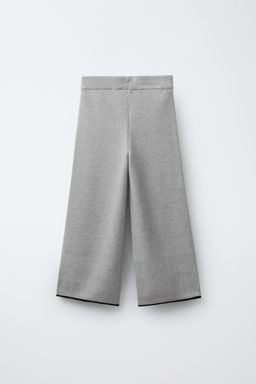STRAIGHT FIT KNIT TROUSERS WITH BOWS - Zara фото 2