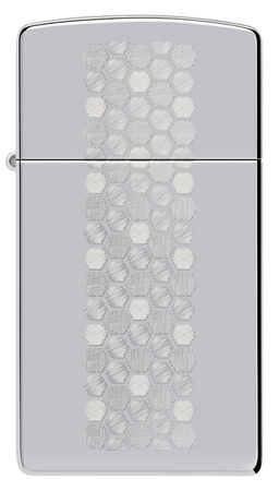 Зажигалка ZIPPO узкая Медовые соты | Slim® Honeycomb 46270