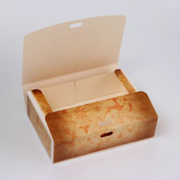 Цена за 3 шт. Коробка подарочная новогодняя складная, упаковка, Олени и снежинки, 16?12?5 см