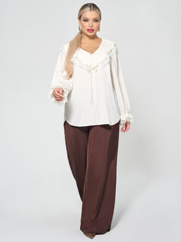 Брюки 0259-1 черничный - Dora фото 25