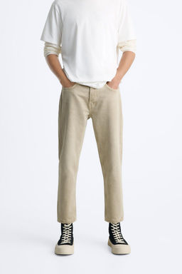 SLIM FIT CROPPED JEANS - Zara фото 20