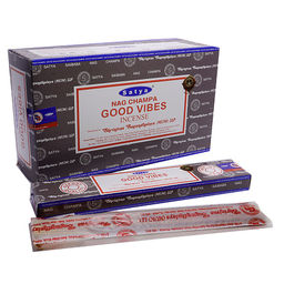 Благовония Satya M Good Vibes Волны добра 15gm уп-12шт  фото 2