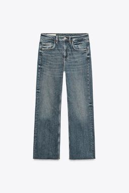 TRF CROPPED FLARE HIGH-WAIST JEANS - Zara фото 65