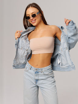 Женский топ-бандо Lingeamo бежевый ЛТ-10 (4)  фото 7