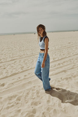 Z1975 REGULAR FIT HIGH-WAIST LONG LENGTH JEANS - Zara фото 35