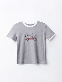 Джемпер женский серый с принтом Porsche 911 - Mark formelle фото 4