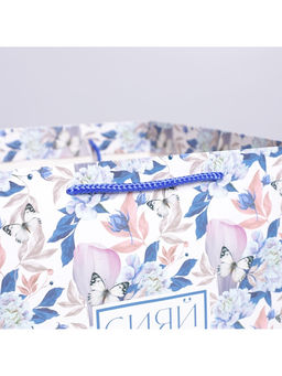 Пакет квадратный Сияй, 30 30 30 см - Дарите счастье фото 4