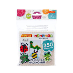 Конструктор Классик Мозаика №2 (насекомые) (350 элементов) (в пакете) - Полесье фото 8