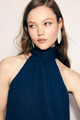 Top halter con textura - H&m фото 3