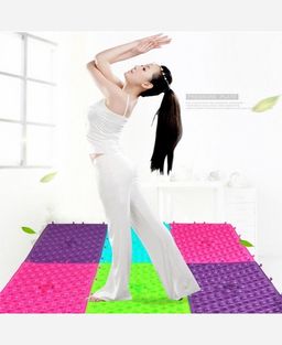 Коврик ортопедический массажный сборный, 1 элемент 29*39 см. 9046209 - Yiwu youda import & export co фото 3