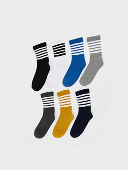 ?izgili Erkek ?ocuk Soket ?orap 7li