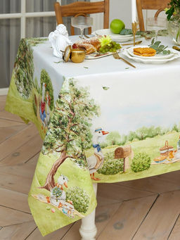 Скатерть Этель Family picnic, 150?110 см 3 см с ВГМО, 100% хлопок, саржа 190 г/м?  фото 3