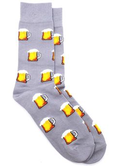 Носки р.35-40 Wow Пиво серые