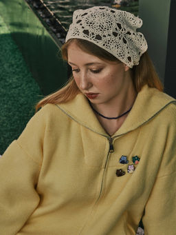 Чокер из бисера «Хрусталь» синий в серебре, 36 см + 5 см доп, цепочка