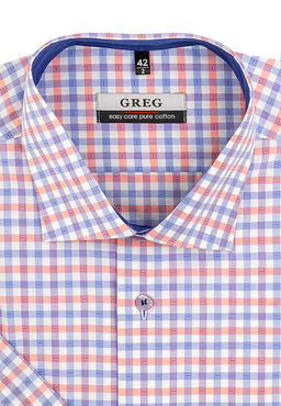 Сорочка мужская короткий рукав GREG 165/101/3531/Z/1_GB