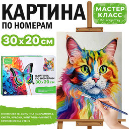 Картина по номерам "Необыкновенный взгляд" 30х20 см.
