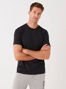 Bisiklet Yaka Penye Erkek Ti??rt