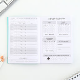 Блокнот для планирования финансов  «Я твой магнит для денег»