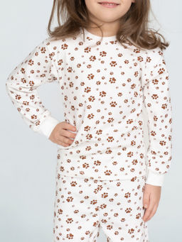 Пижама детская молочнаяжирафы