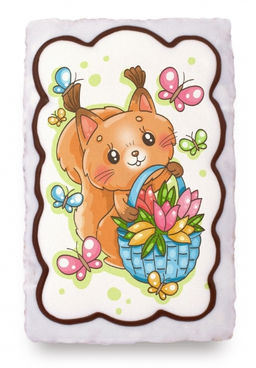 Белочка с корзинкой (130 гр) - Покровский пряник фото 2