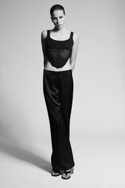 COMBINED KNIT CORSET TOP