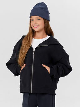 Толстовка для девочек черная - Mark formelle фото 8