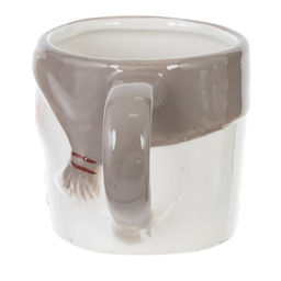 Чашка с блюдцем "Снеговик", 150 мл, L13 W12 H8 см