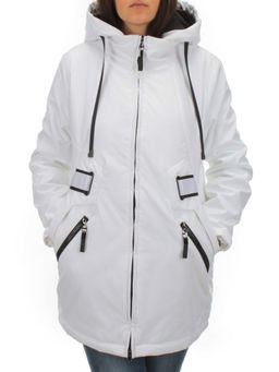 BM-511 WHITE Куртка демисезонная женская АЛИСА (100 гр. синтепон) - Фабричный китай фото 2