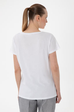 Kad_n Beyaz Ti__rt Sepette S_rpriz _ndirim - U.s. polo assn фото 5