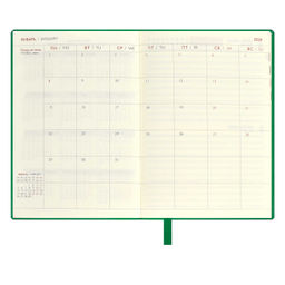 Ежедневник датированный 2024 ESCALADA, А6, 120 л., арт. 63830/ 20 ШЕВРЕТ ЭКСТРА ЗЕЛЁНЫЙ  фото 6