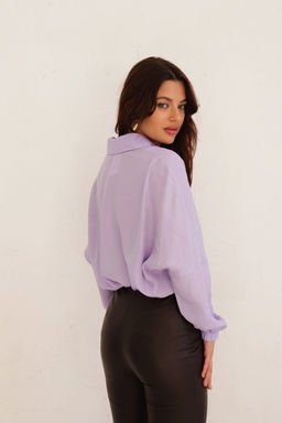 Рубашка базовая летучая мышь со спущенной линией плеча - Martichelli фото 16