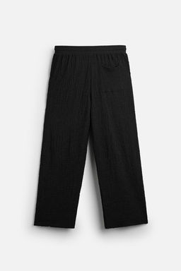 JACQUARD TEXTURED TROUSERS - Zara фото 8