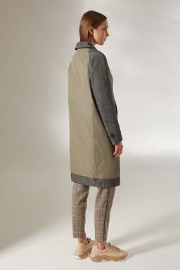 Плащ женский мод.221S, цвет оливка светлая