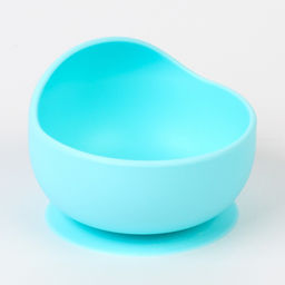 Набор для кормления: нагрудник, тарелка на присоске, ложка, Крошка Я, голубой  фото 3