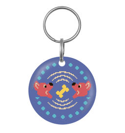 Цифровой адресник для животных, синий 06ад22