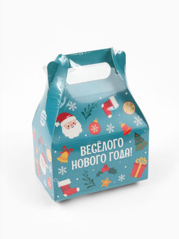 Подарочный набор новогодний С новым годом: маршмеллоу, вкус: пломбир, 40 г, горячий шоколад, вкус: орех, 25 г, карамель взрывная, 15 г - Фабрика счастья фото 11