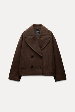 SHORT DOUBLE-BREASTED COAT - Zara фото 3