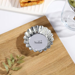 Цена за 25 шт. Форма для выпечки, d=8 см, h=2 см, жесть