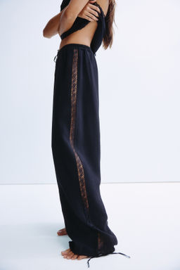 Pijama con inserciones de encaje - H&m фото 9