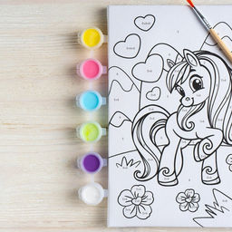 Картина по номерам Весёлая поняшка 2115 см - Школа талантов фото 8