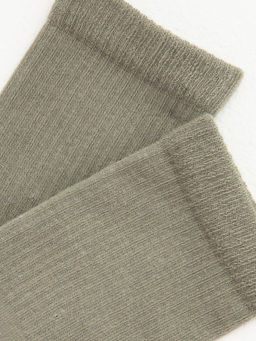 Цена за 5 пар! Носки детские оливково-зеленые - Mark formelle фото 4