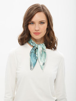 Платок жен. шелк 53х53 SS03-1206-13 - Eleganzza фото 3